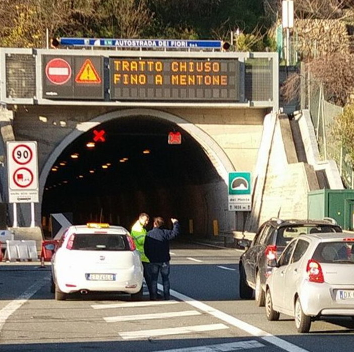 Ventimiglia: falso allarme di questa mattina in A10 per un migrante in galleria, le precisazioni dell'AdF
