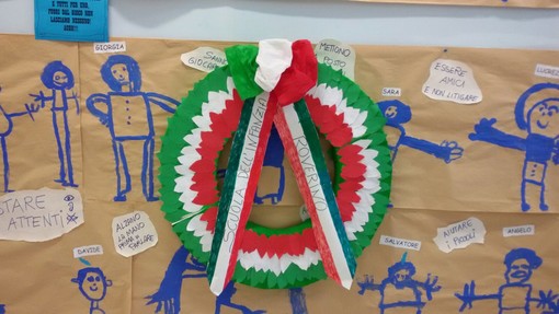 Ventimiglia: ieri la cerimonia per la Festa delle Forze Armate nei plessi delle scuole dell'infanzia dell'Istituto Comprensivo  2 “Cavour” (Foto)