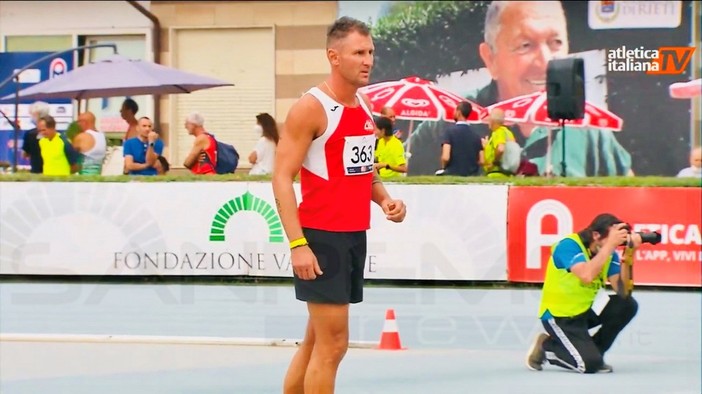 Atletica Leggera: il ventimigliese Fabrizio Pertile si conferma campione italiano 'Master' nel salto in alto