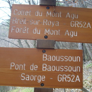 Giovedì 17, una escursione ad anello da Saorge a Mont Agu (media Val Roja)