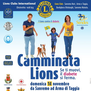 Sanremo: domenica prossima screening gratuiti per la glicemia e la 'Camminata con i Lions'