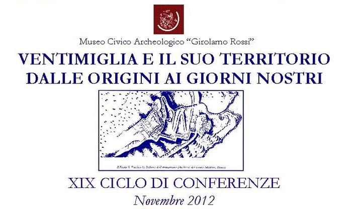 Al via domani le conferenze 'Ventimiglia e il suo territorio dalle origini ai giorni nostri'