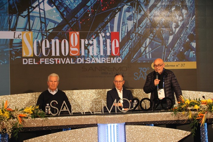 Presentato il libro delle scenografie del Teatro Ariston dal 2009 al 2020