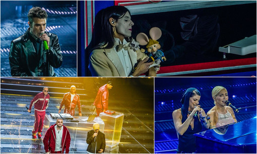 75° Festival di Sanremo, le pagelle ai duetti: Lucio Corsi è un altro pianeta (8), Fedez svuota il sacco (7,5)