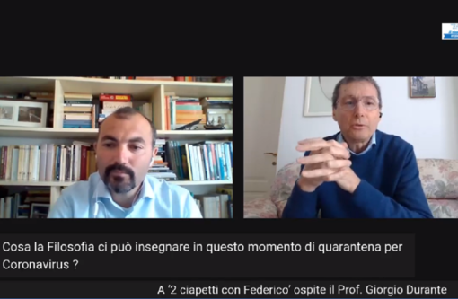 L'attuale condizione umana vista attraverso gli scritti di grandi filosofi del passato. L'analisi del prof. Giorgio Durante a '2 ciapetti con Federico'