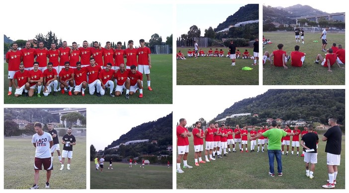 Calcio, Prima Categoria. Scattata la stagione del Don Bosco Valle Intemelia: le immagini del primo allenamento (FOTO)