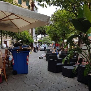 Le immagini a piazza Bresca