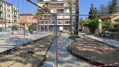 I lavori in piazza della Stazione I lavori in piazza della Stazione