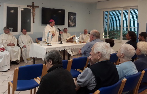 Vallecrosia: lunedì scorso a 'Casa Rachele' celebrata la Messa in ricordo di tutti i benefattori della struttura