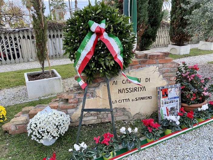 Sanremo ricorda i Caduti di Nassiriya nel 22esimo anniversario: mercoledì alle 10.30 Sanremo ricorda i Caduti di Nassiriya nel 22esimo anniversario: mercoledì alle 10.30