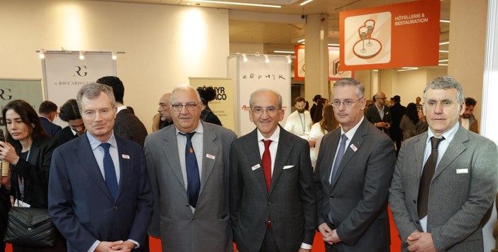 Nella foto Christophe Mirmand, Roberto Parodi, Mauro Parodi, Christophe Robino e Maurizio Morabito