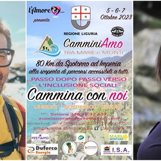 80 km a piedi per trovare percorsi accessibili anche ai disabili, sabato l'arrivo a Imperia 80 km a piedi per trovare percorsi accessibili anche ai disabili, sabato l'arrivo a Imperia