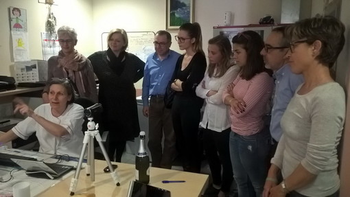 Consegnate le attrezzature informatiche al centro pediatrico di riabilitazione motoria di Imperia dalla onlus ‘Sorridiconpietro’ Consegnate le attrezzature informatiche al centro pediatrico di riabilitazione motoria di Imperia dalla onlus ‘Sorridiconpietro’