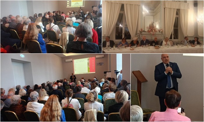 1920-2025, 105 anni dalla Conferenza di Sanremo: un centinaio di persone al Grand Hotel des Anglais (Foto)