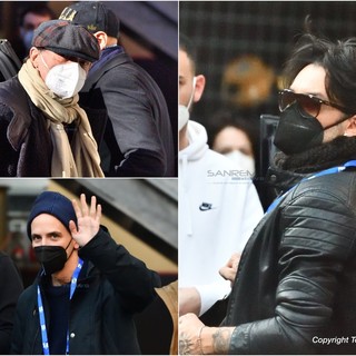 L'arrivo dei cantanti a Sanremo (foto Tonino Bonomo)