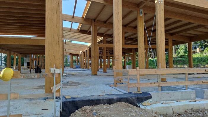 Le immagini del cantiere per la nuova scuola di via Napoli Le immagini del cantiere per la nuova scuola di via Napoli