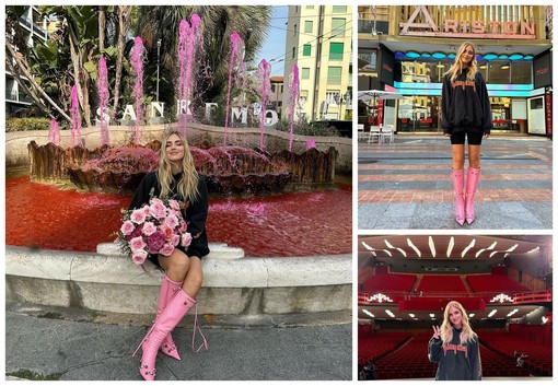 Sanremo: a pochi mesi dal Festival Chiara Ferragni nella città dei fiori, tra Ariston e Zampillo (Foto) Sanremo: a pochi mesi dal Festival Chiara Ferragni nella città dei fiori, tra Ariston e Zampillo (Foto)