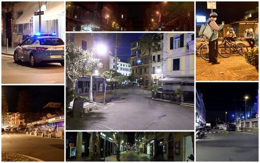 Prima notte di coprifuoco nella nostra provincia: qualche controllo ma città deserte e rispettose dell'ordinanza (Foto)