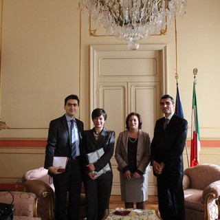 Da sinistra: Emre Ozkan, Aylin Sekizkök, Fiamma Spena e Gokhan Eller Da sinistra: Emre Ozkan, Aylin Sekizkök, Fiamma Spena e Gokhan Eller