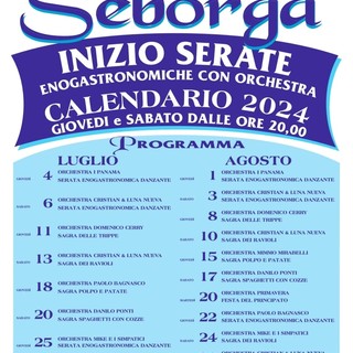 Seborga: al via le serate enogastronomiche e danzanti organizzate dalla Pro Seborga