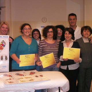 Arma di Taggia: terminato il corso di Reflessologia Plantare alla scuola 'Estetica è...'