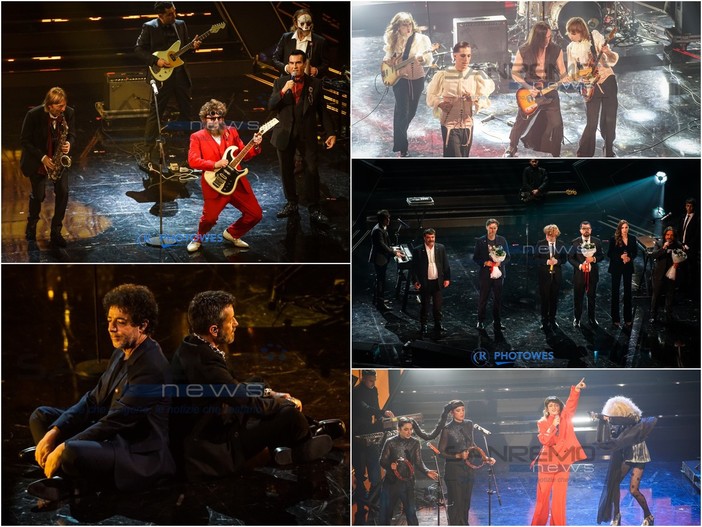 71° Festival di Sanremo, le pagelle alle cover della terza serata: Lo Stato Sociale è spettacolo per lo spettacolo, Måneskin e Manuel Agnelli sono live puro 71° Festival di Sanremo, le pagelle alle cover della terza serata: Lo Stato Sociale è spettacolo per lo spettacolo, Måneskin e Manuel Agnelli sono live puro