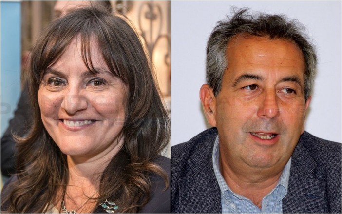 Sonia Viale (assessore regionale alla Sanità) e Marco Damonte Prioli (direttore generale Asl1)