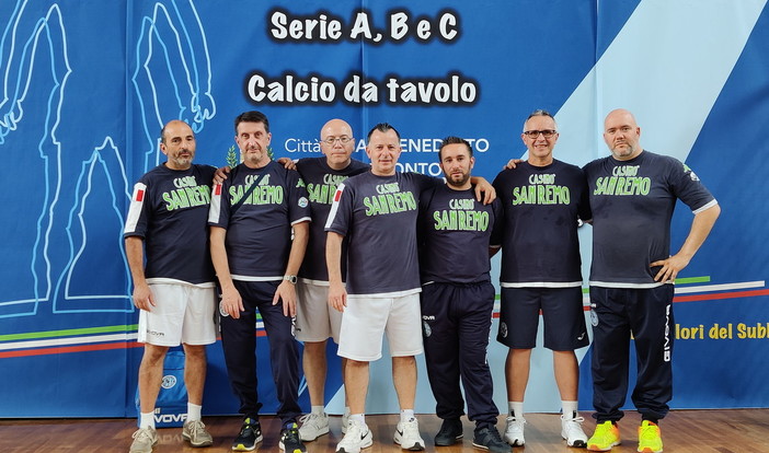 Subbuteo: il Master Sanremo ai campionati nazionali a squadre, a caccia di una doppia promozione Subbuteo: il Master Sanremo ai campionati nazionali a squadre, a caccia di una doppia promozione