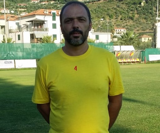 Christian Maiano, allenatore del Taggia secondo della classe in Promozione