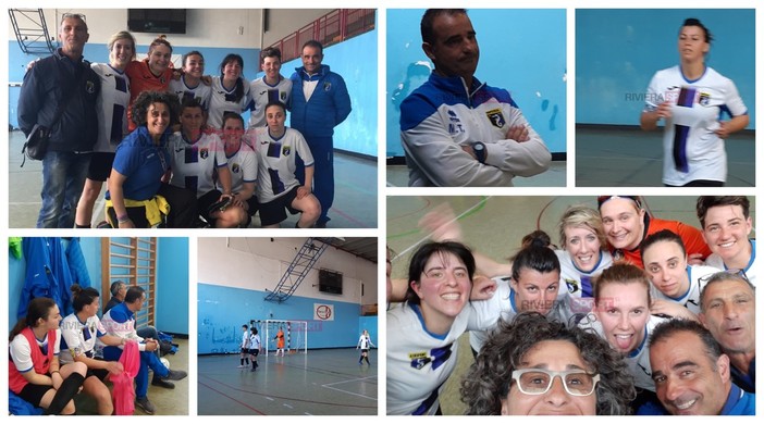 Calcio a 5 femminile. Final Four Serie C Regionale: Imperia in finale, è festa neroazzurra (FOTO e VIDEO)