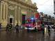 Sanremo: cade un pezzo di cornicione dalla Chiesa degli Angeli, chiusa corso Garibaldi e Vvf al lavoro