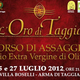 Arma di Taggia: a Villa Boselli un corso di asaggio dell'olio ed un percorso di conoscenza