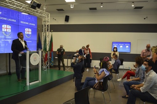 Le immagini della conferenza stampa Le immagini della conferenza stampa