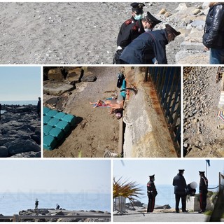 Sanremo: chi va a pescare e chi addirittura pianta l'ombrellone per prendere il sole, 10 persone denunciate in mezz'ora dai Carabinieri (Foto)
