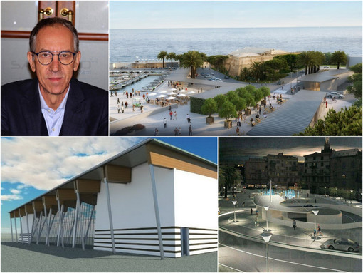 Il sindaco Biancheri e le tre grandi opere pronte a partire: il palazzetto dello sport, il parcheggio di piazza Eroi e il restyling di porto vecchio