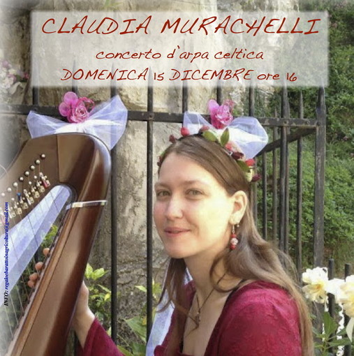 Ventimiglia: domenica 15 dicembre a palazzo Biancheri il concerto di Claudia Murachelli
