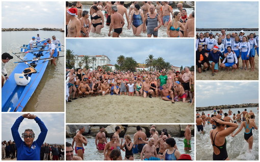 Sanremo: le più belle foto della 43a edizione del Cimento Invernale, oltre 150 partecipanti si sono tuffati in acqua