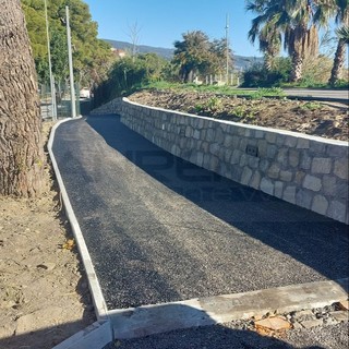 Sanremo: terminato il primo dei tre tratti di ciclabile per collegare il 'campus' del Mercato dei Fiori