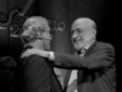 Carlo Petrini e David Riondino, foto di Roberto Molteni - Premio Tenco 2018. Carlo Petrini e David Riondino, foto di Roberto Molteni - Premio Tenco 2018.