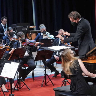 Sanremo: successo per il secondo concerto dell'Orchestra Sinfonica dopo la riapertura dei teatri (foto)