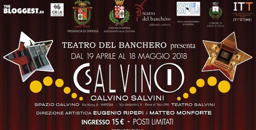 Dal 19 aprile al 18 maggio artisti di fama nazionale a Imperia e Pieve di Teco: Calvino-Salvini al via con Antonio Ornano Dal 19 aprile al 18 maggio artisti di fama nazionale a Imperia e Pieve di Teco: Calvino-Salvini al via con Antonio Ornano