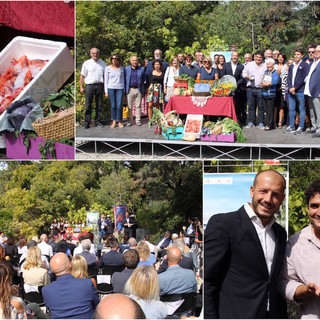 Le immagini della cerimonia ai Giardini Hanbury