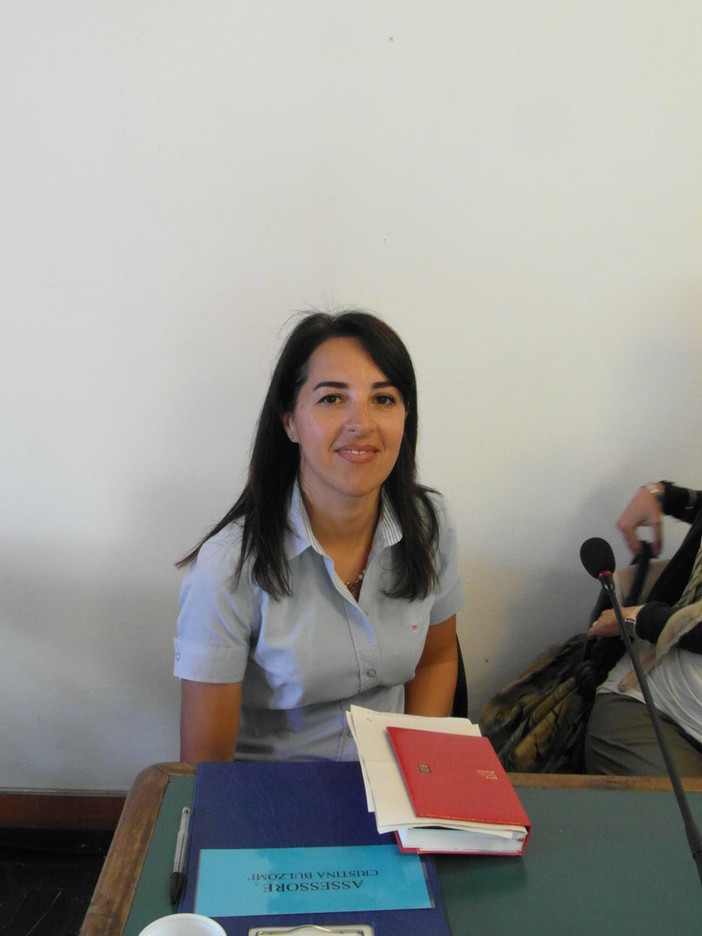 L'Assessore Cristina Bulzomì L'Assessore Cristina Bulzomì