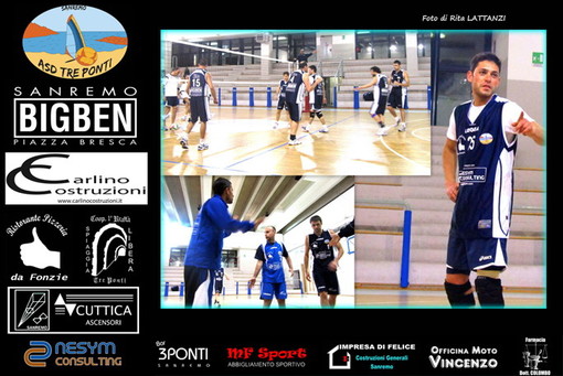 Pallavolo: la Carlino Costruzioni 'Tre Ponti' vince sul Sanremo Sport ed è campione provinciale