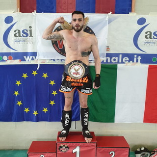 Ai Campionati italiani wfc di kick boxing, Ludovico Cento conquista la cintura di campione italiano nel settore della loow kick meno 78 kg