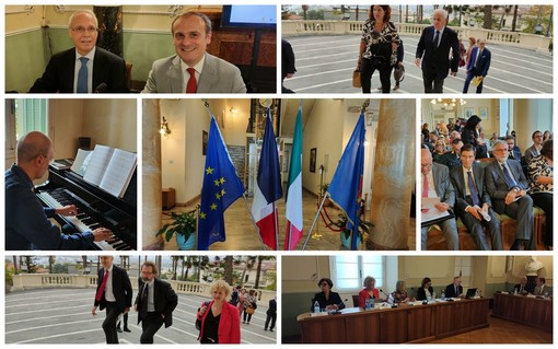 Trattato del Quirinale un anno dopo, un convegno in Provincia. Il presidente Claudio Scajola: “Necessario rafforzare i legami tra Italia e Francia” (foto e video) Trattato del Quirinale un anno dopo, un convegno in Provincia. Il presidente Claudio Scajola: “Necessario rafforzare i legami tra Italia e Francia” (foto e video)