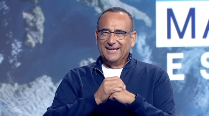 Carlo Conti al Tg1 Mattina