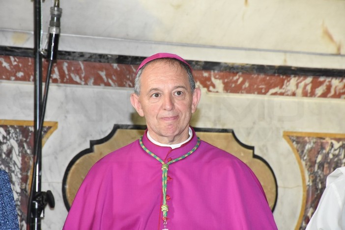 Il Vescovo della Diocesi di Ventimiglia Sanremo, Antonio Suetta