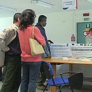 Un centro per l'impiego Un centro per l'impiego