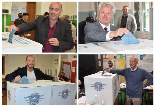 Elezioni a Ventimiglia: hanno votato tutti e quattro i candidati Sindaco. Segnalati rappresentanti di lista a fare propaganda elettorale ai seggi (Foto) Elezioni a Ventimiglia: hanno votato tutti e quattro i candidati Sindaco. Segnalati rappresentanti di lista a fare propaganda elettorale ai seggi (Foto)